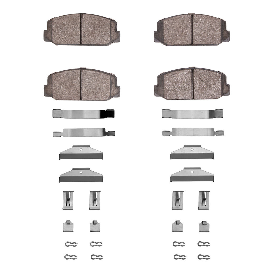 Dynamic Friction 4000-0178-02 - HybriDynamic Brake Pads Hardware Kit