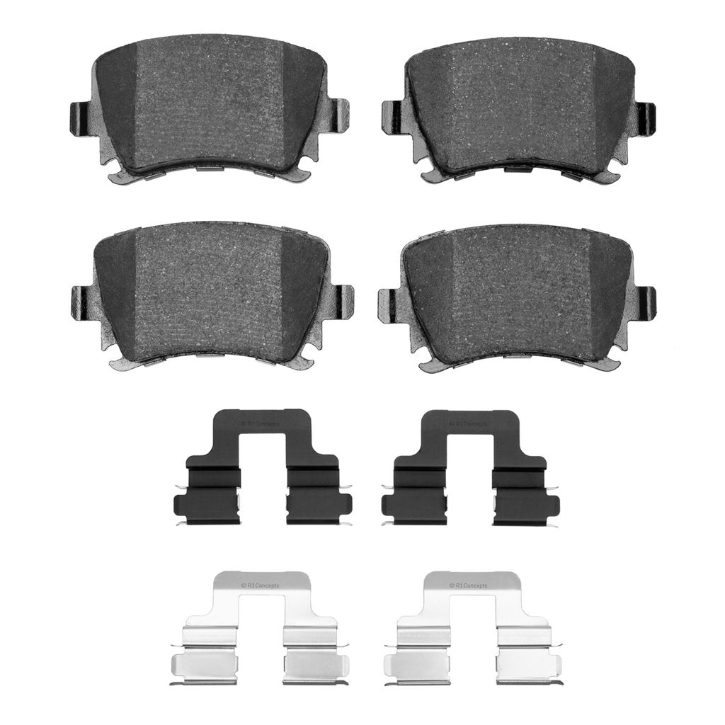 Dynamic Friction 4000-1108-01 - HybriDynamic Brake Pads Hardware Kit