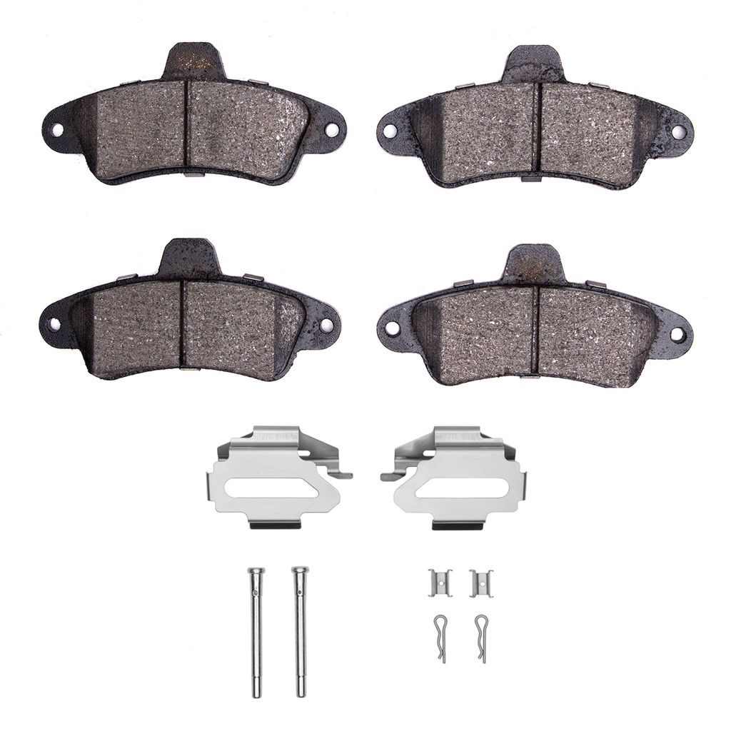 Dynamic Friction 4000-0661-01 - HybriDynamic Brake Pads Hardware Kit