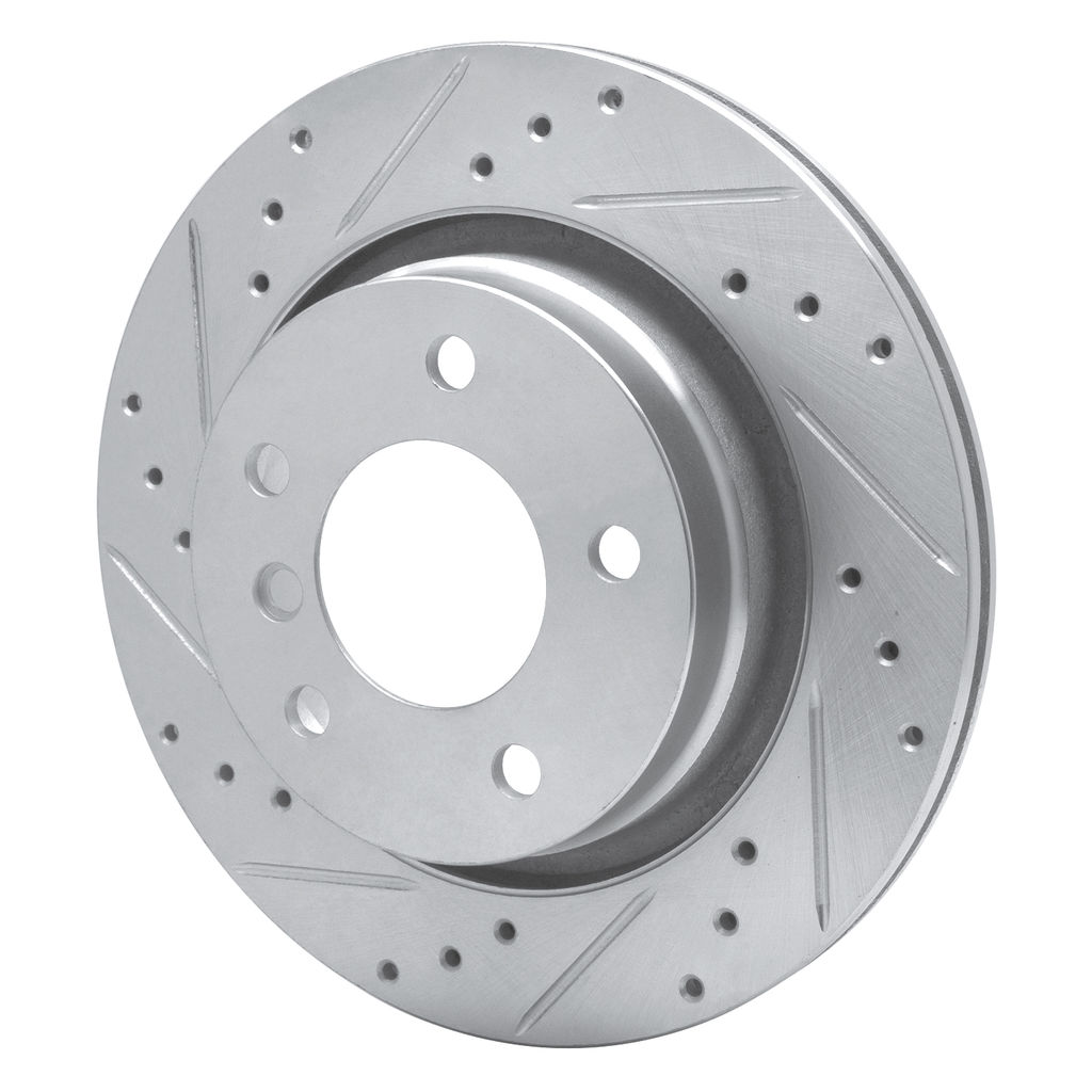 リゾット Dynamic Friction 631-31047L - Drilled and Slotted Silver Zinc
