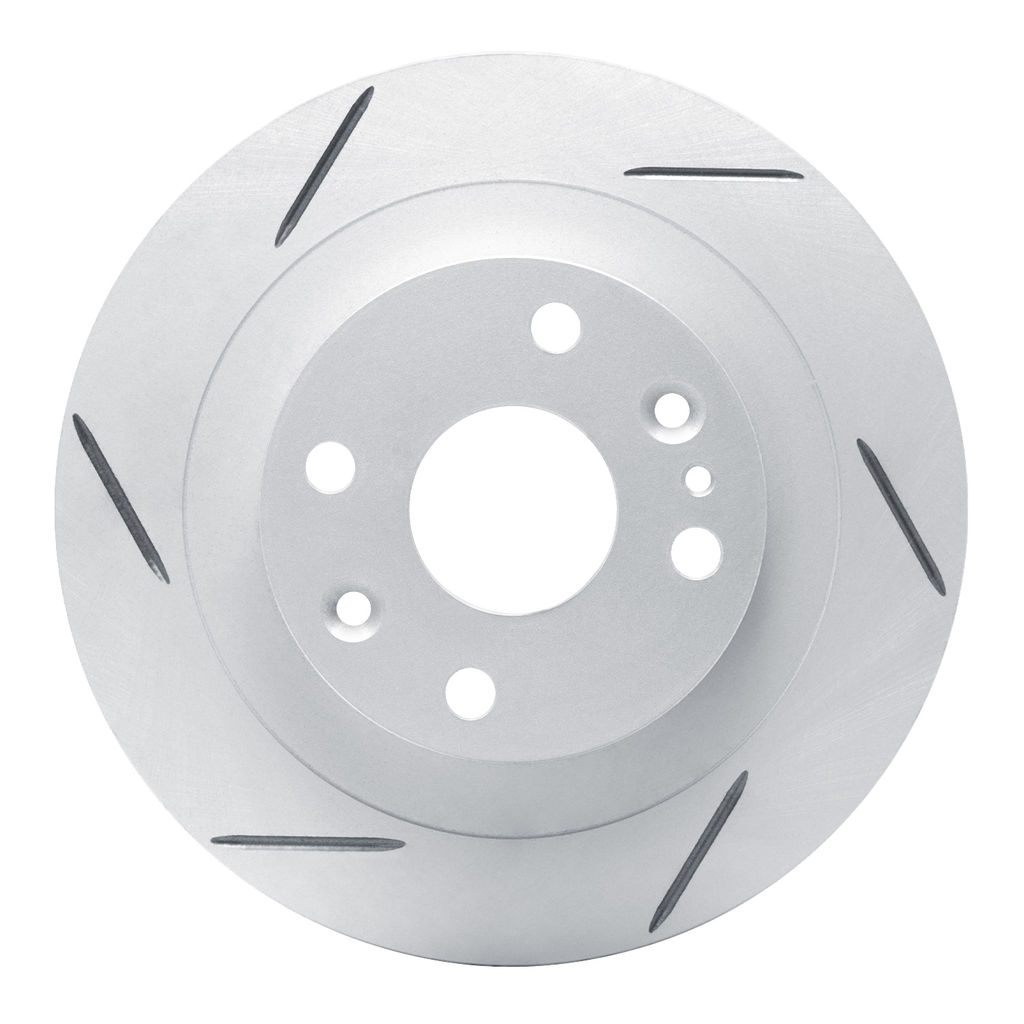 Dynamic Friction 810-54003L - Slotted Coated Carbon Alloy Brake Rotor