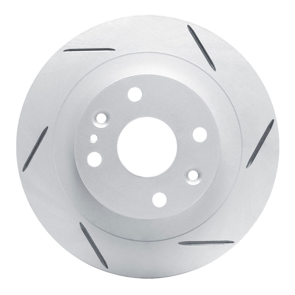 Dynamic Friction 810-54003R - Slotted Coated Carbon Alloy Brake Rotor