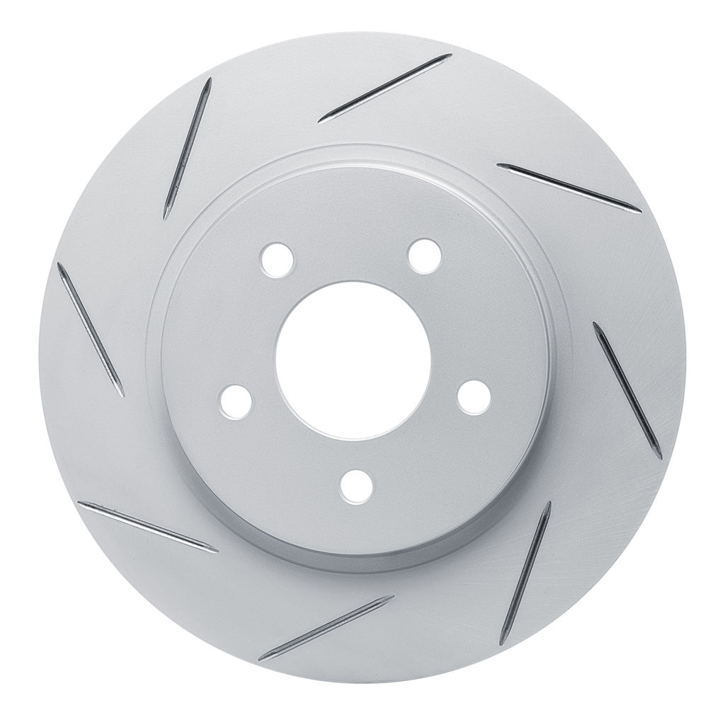 Dynamic Friction 810-54058L - Slotted Coated Carbon Alloy Brake Rotor