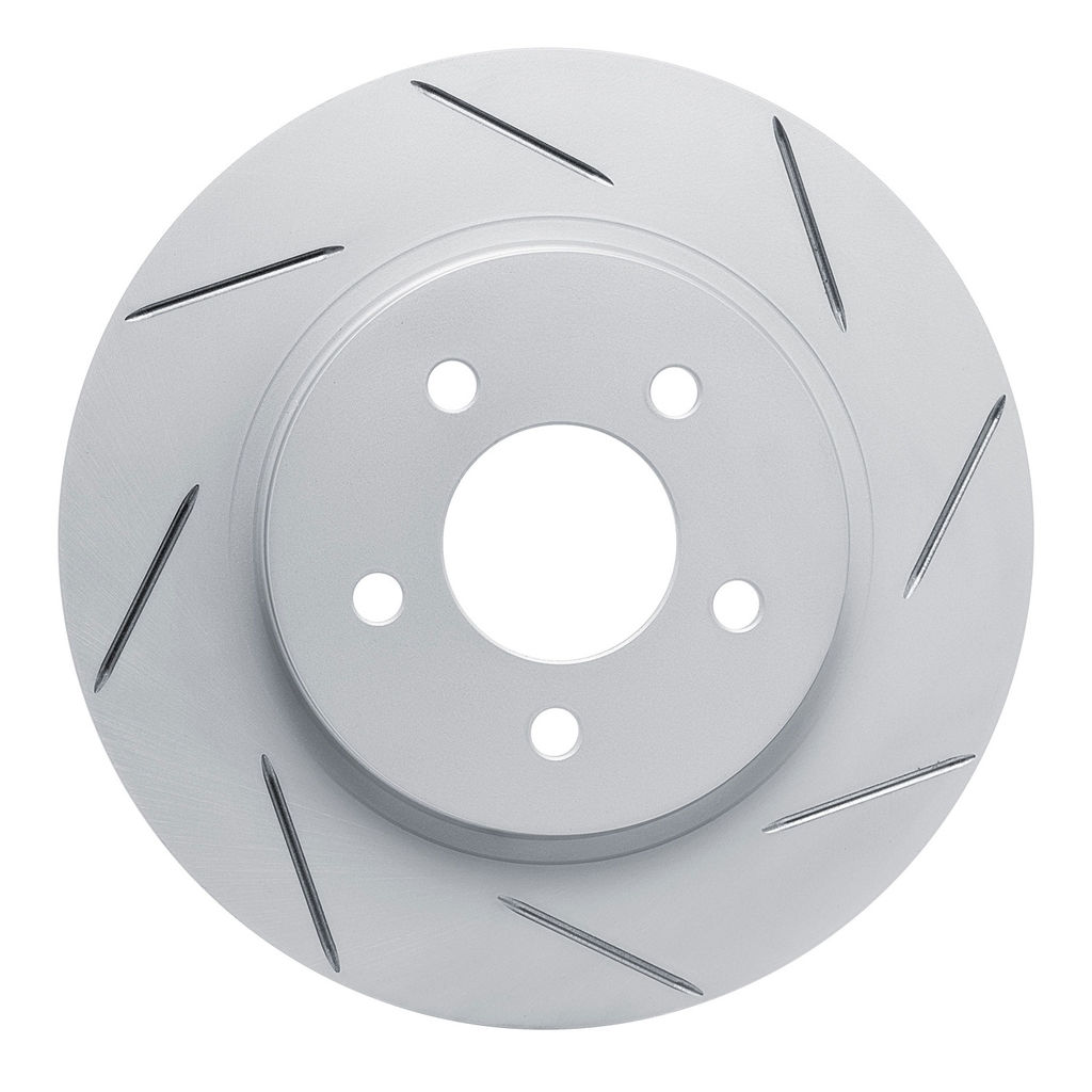 Dynamic Friction 810-54058R - Slotted Coated Carbon Alloy Brake Rotor