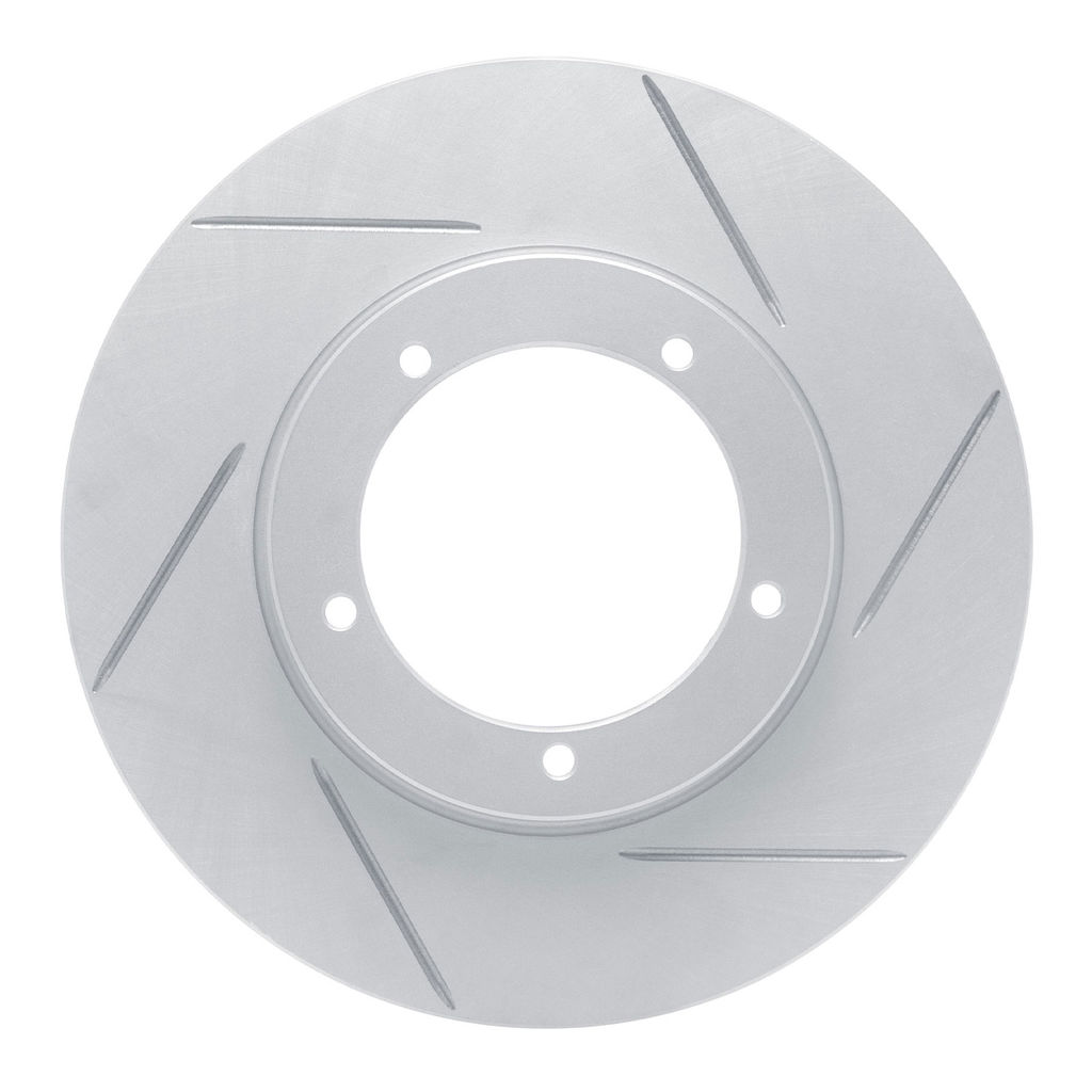Dynamic Friction 810-02000R - Slotted Coated Carbon Alloy Brake Rotor