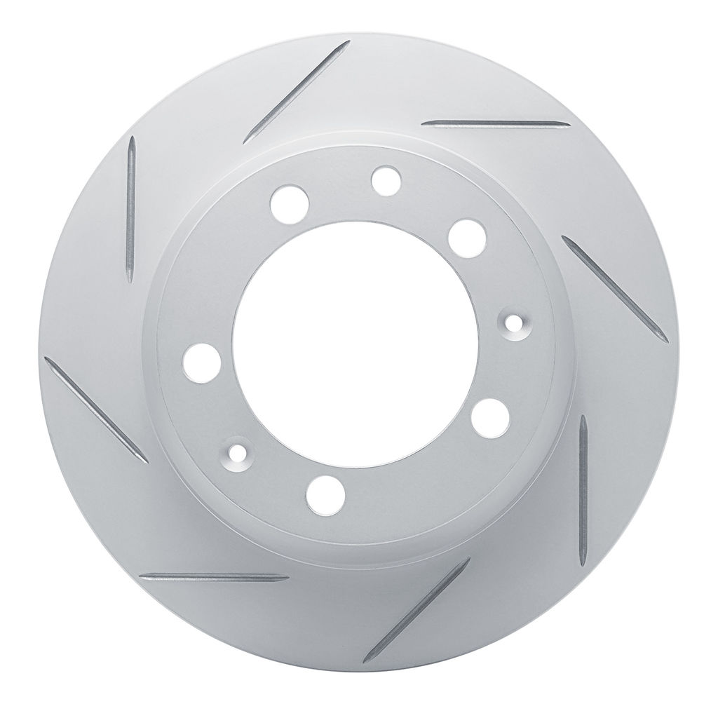 Dynamic Friction 810-02006L - Slotted Coated Carbon Alloy Brake Rotor