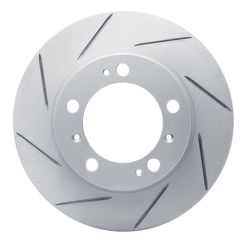 Dynamic Friction 810-02029L - Slotted Coated Carbon Alloy Brake Rotor