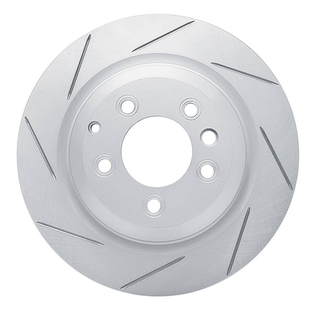 Dynamic Friction 810-02089L - Slotted Coated Carbon Alloy Brake Rotor