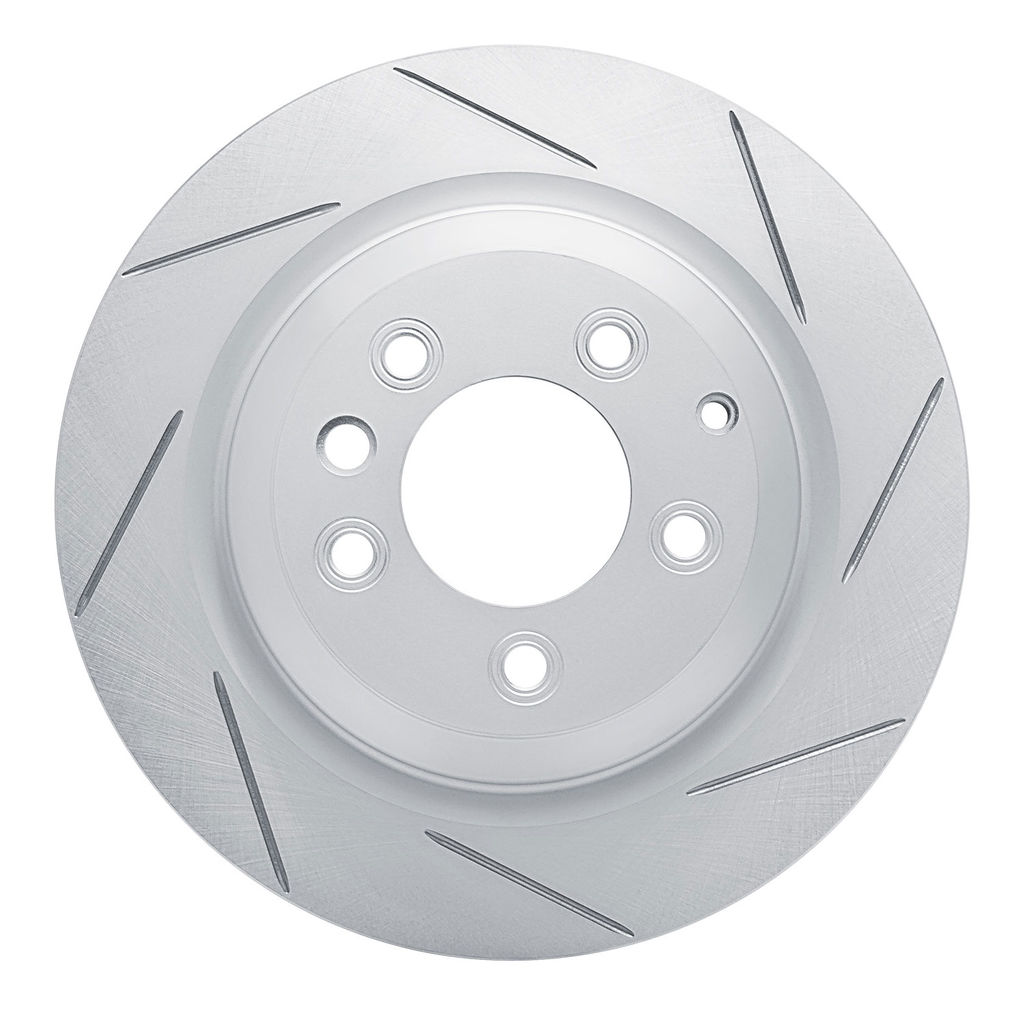 Dynamic Friction 810-02089R - Slotted Coated Carbon Alloy Brake Rotor