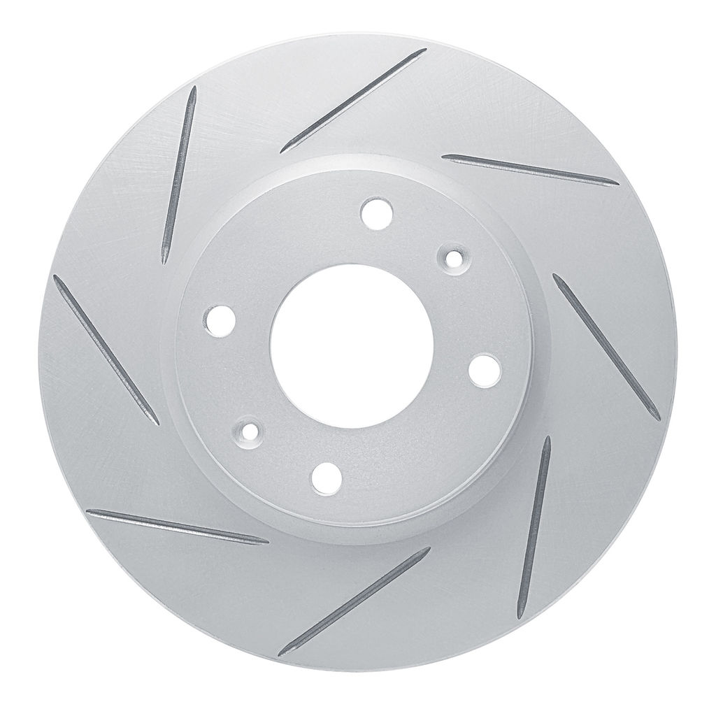Dynamic Friction 810-03000L - Slotted Coated Carbon Alloy Brake Rotor