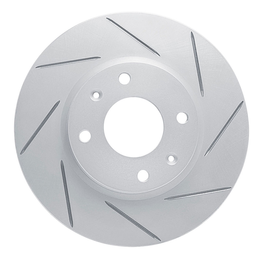 Dynamic Friction 810-03000R - Slotted Coated Carbon Alloy Brake Rotor