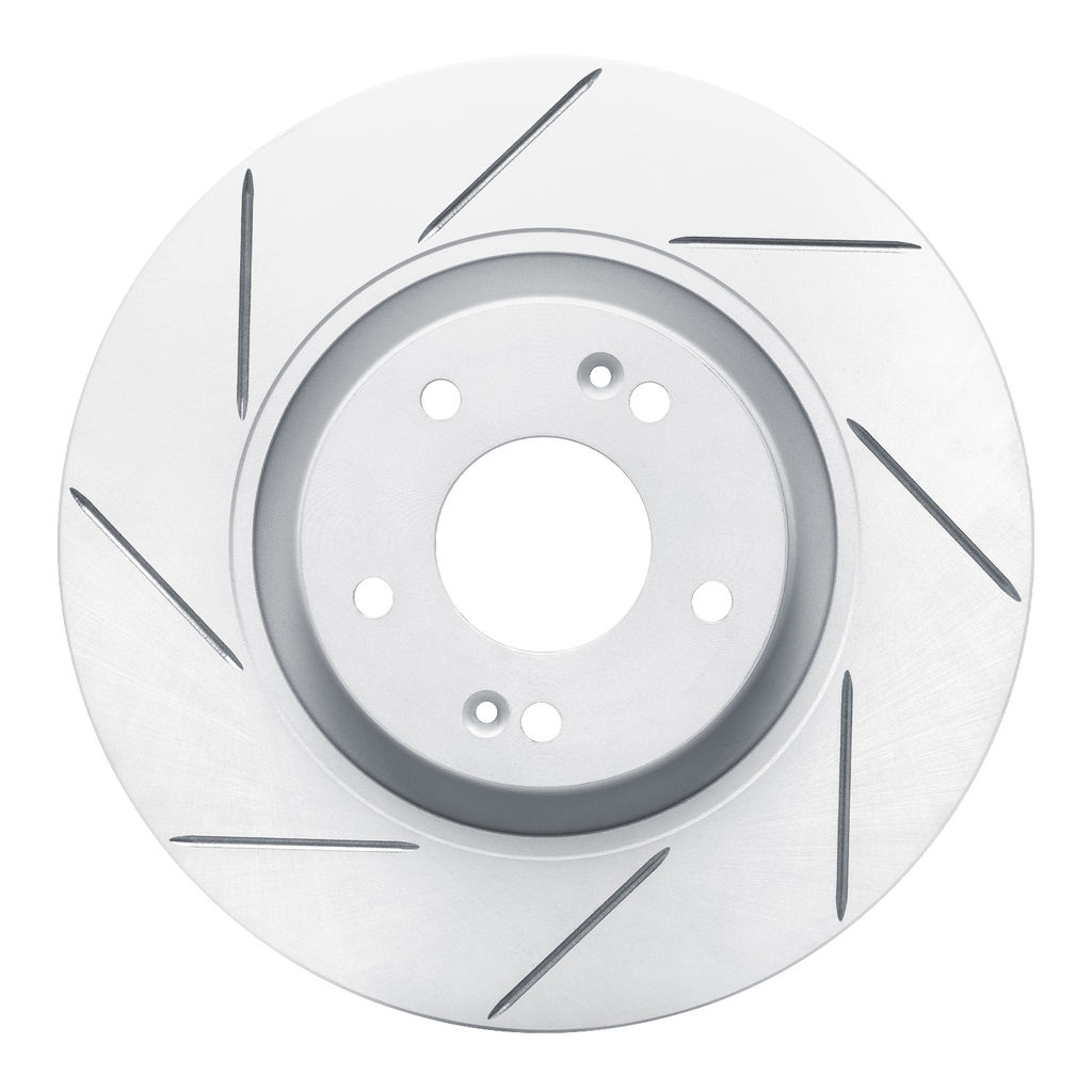 Dynamic Friction 810-03003L - Slotted Coated Carbon Alloy Brake Rotor