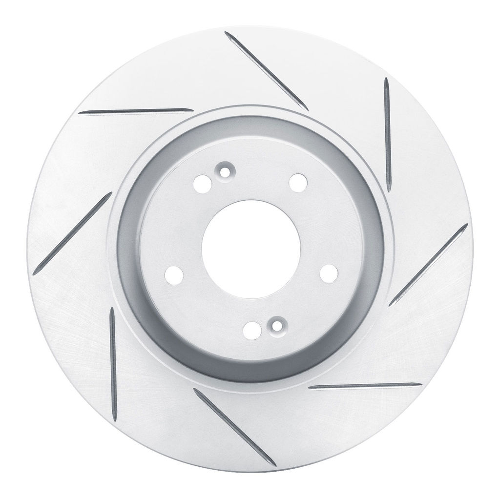 Dynamic Friction 810-03003R - Slotted Coated Carbon Alloy Brake Rotor