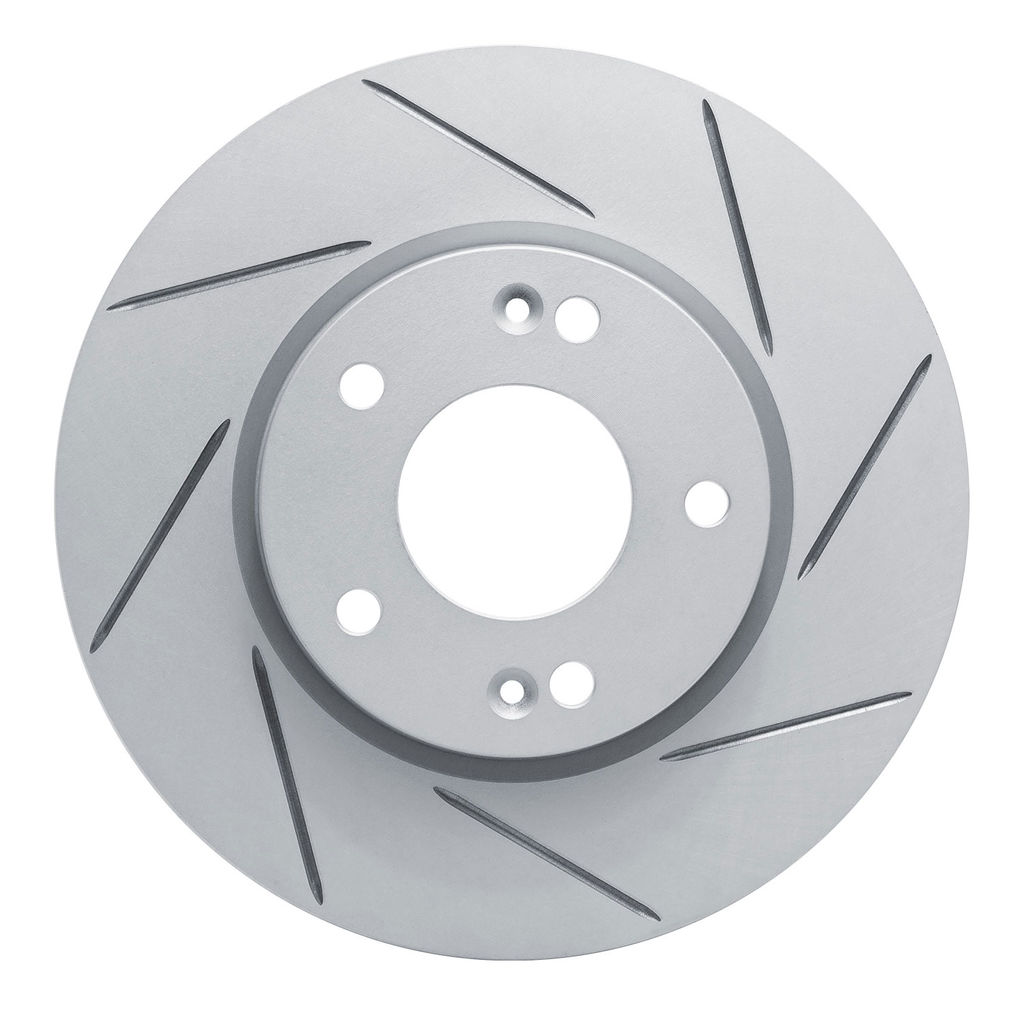 Dynamic Friction 810-03016R - Slotted Coated Carbon Alloy Brake Rotor