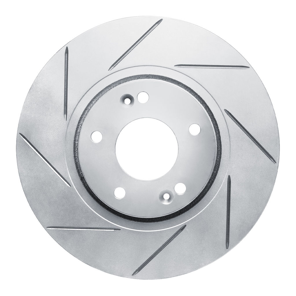 Dynamic Friction 810-03020L - Slotted Coated Carbon Alloy Brake Rotor