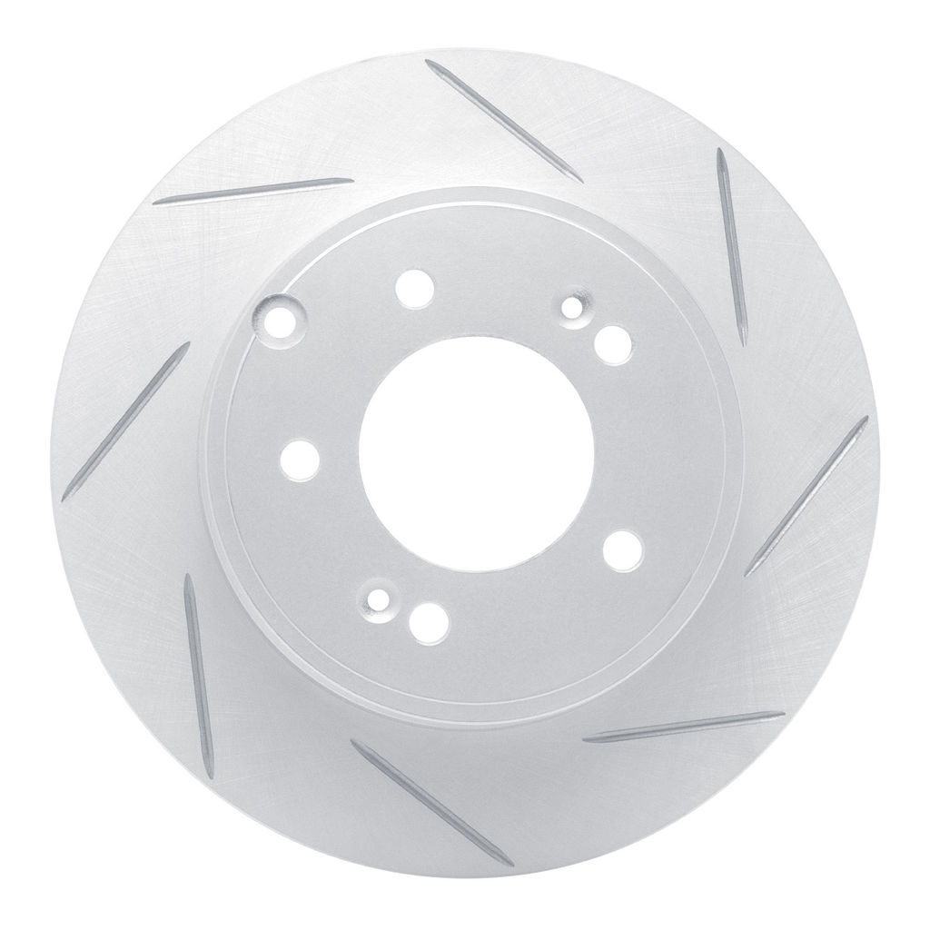 Dynamic Friction 810-03021R - Slotted Coated Carbon Alloy Brake Rotor