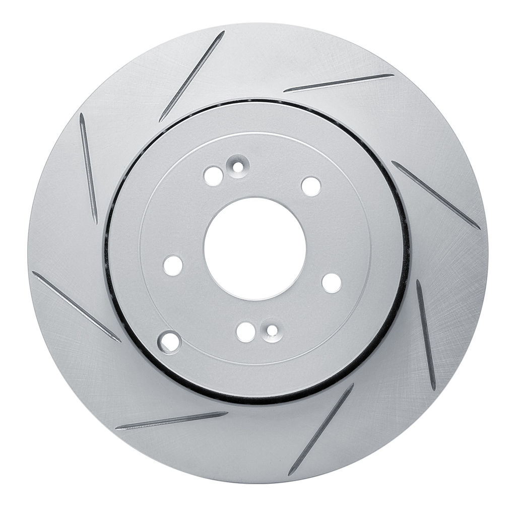 Dynamic Friction 810-03031L - Slotted Coated Carbon Alloy Brake Rotor