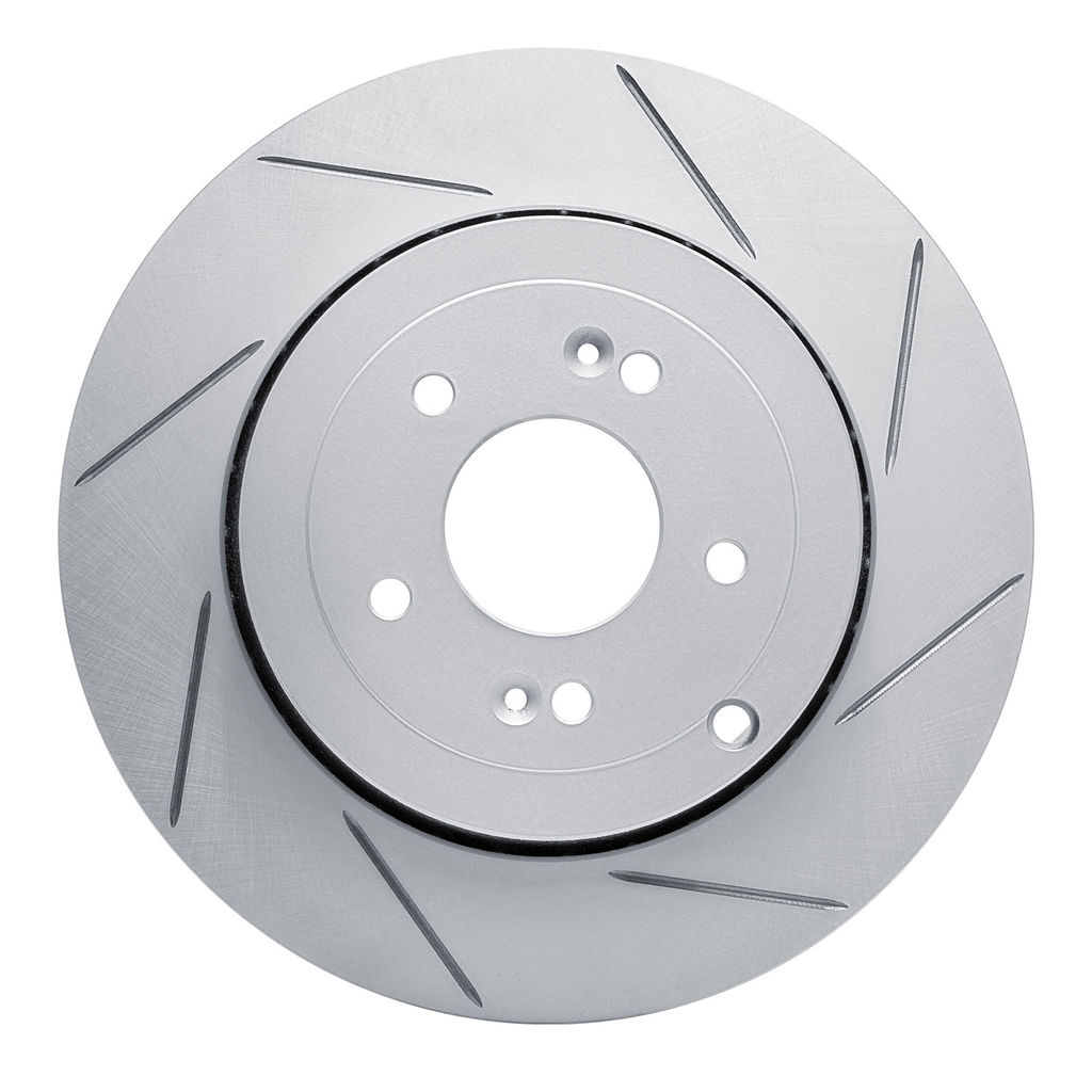 Dynamic Friction 810-03031R - Slotted Coated Carbon Alloy Brake Rotor