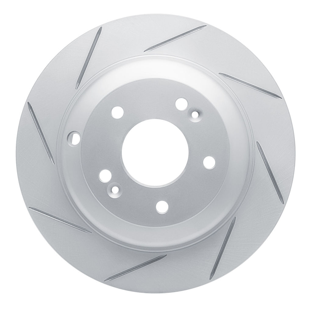 Dynamic Friction 810-03033L - Slotted Coated Carbon Alloy Brake Rotor