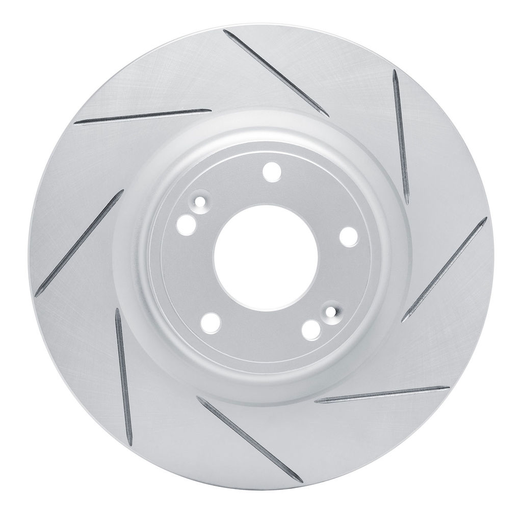Dynamic Friction 810-03034R - Slotted Coated Carbon Alloy Brake Rotor