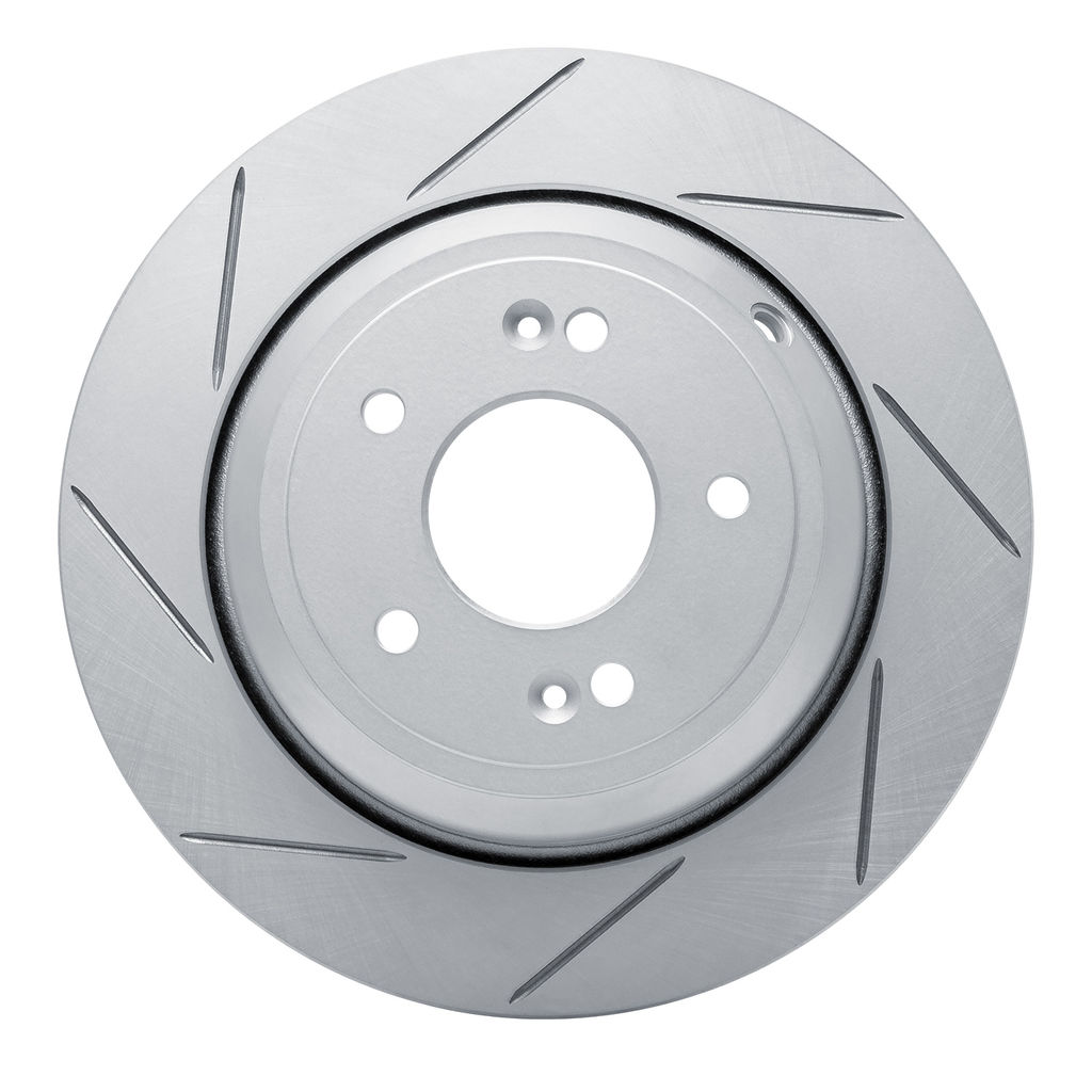 Dynamic Friction 810-03035L - Slotted Coated Carbon Alloy Brake Rotor