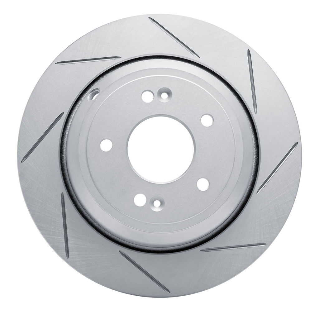 Dynamic Friction 810-03035R - Slotted Coated Carbon Alloy Brake Rotor
