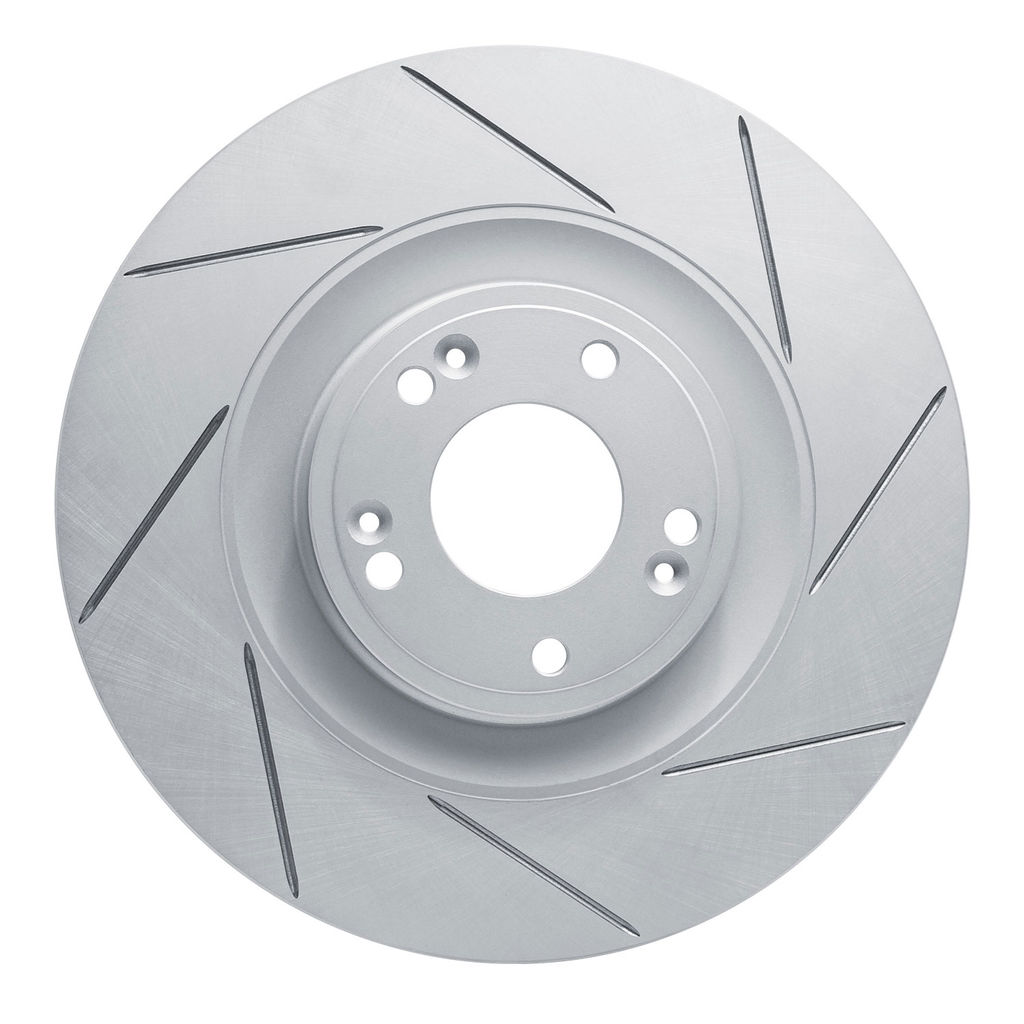 Dynamic Friction 810-03036R - Slotted Coated Carbon Alloy Brake Rotor
