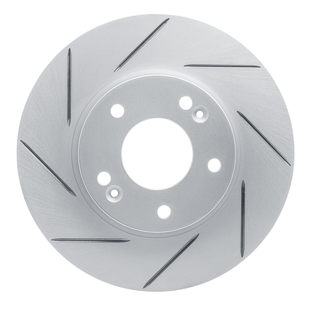 Dynamic Friction 810-03038L - Slotted Coated Carbon Alloy Brake Rotor