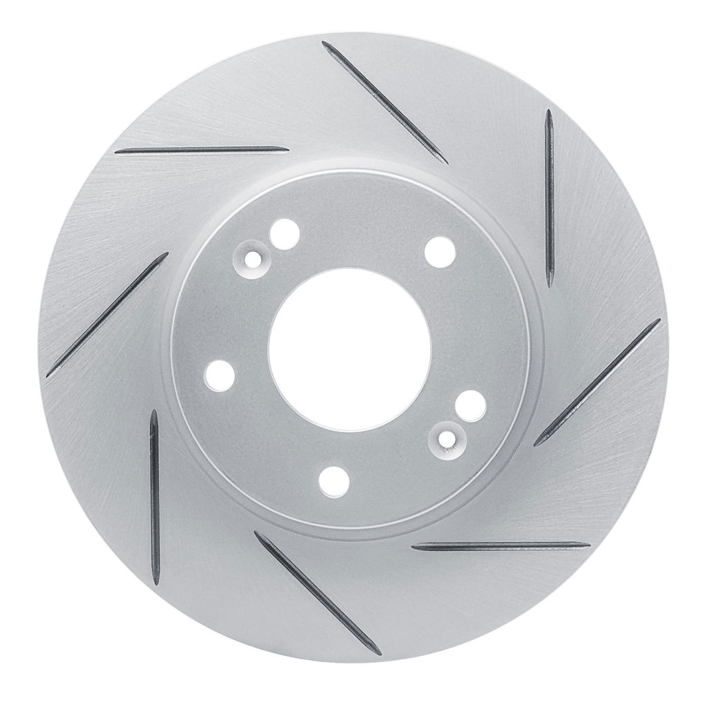 Dynamic Friction 810-03038R - Slotted Coated Carbon Alloy Brake Rotor