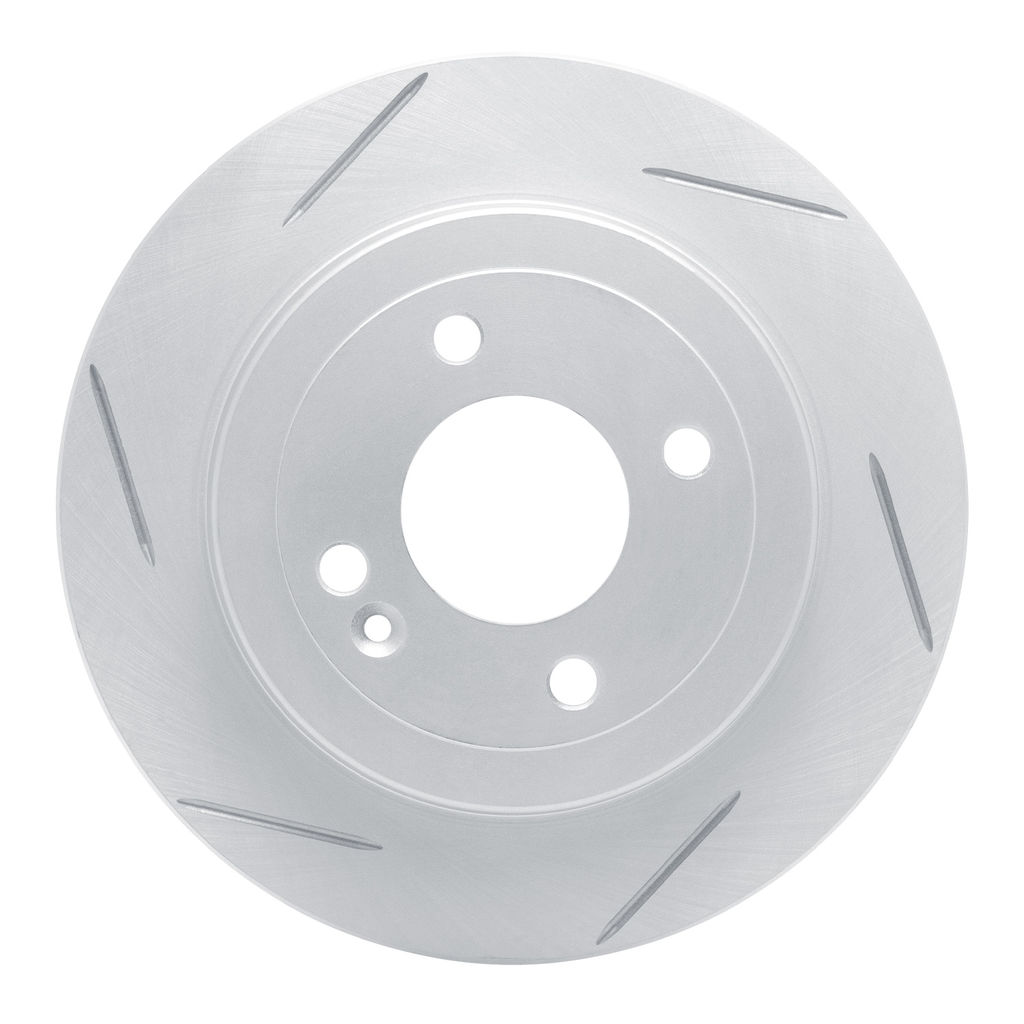 Dynamic Friction 810-03041L - Slotted Coated Carbon Alloy Brake Rotor