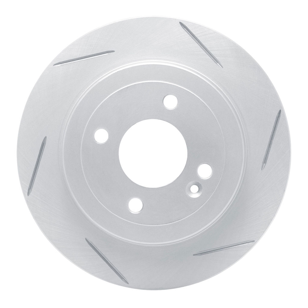 Dynamic Friction 810-03041R - Slotted Coated Carbon Alloy Brake Rotor