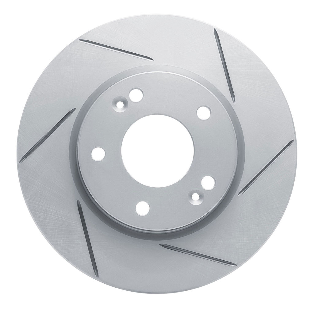 Dynamic Friction 810-03043R - Slotted Coated Carbon Alloy Brake Rotor