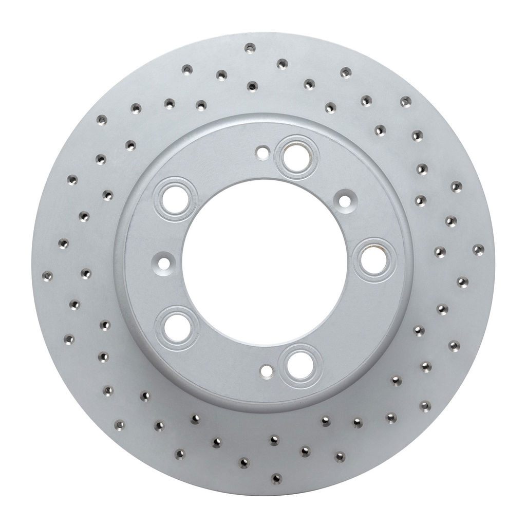 Dynamic Friction 820-02029R - Drilled Coated Carbon Alloy Brake Rotor