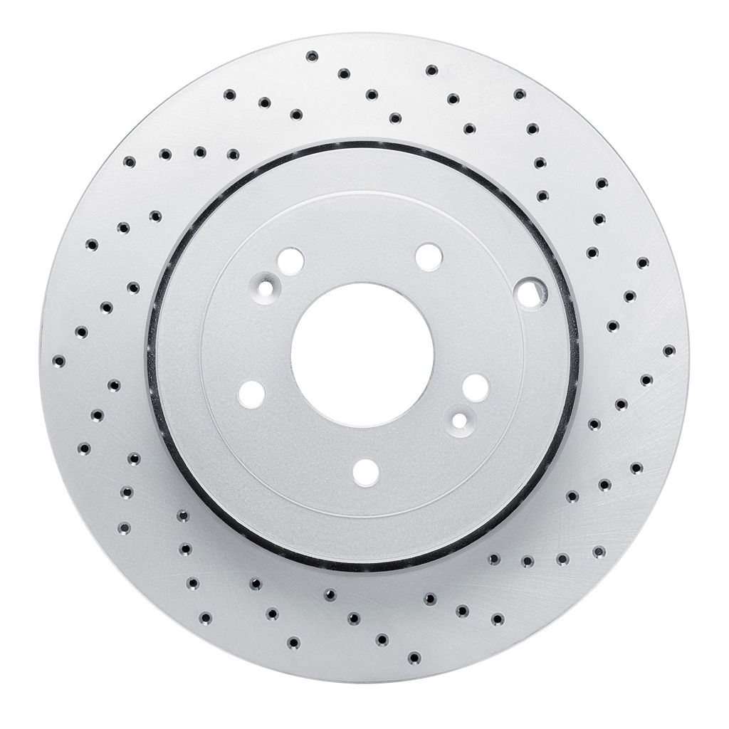 Dynamic Friction 820-03031R - Drilled Coated Carbon Alloy Brake Rotor