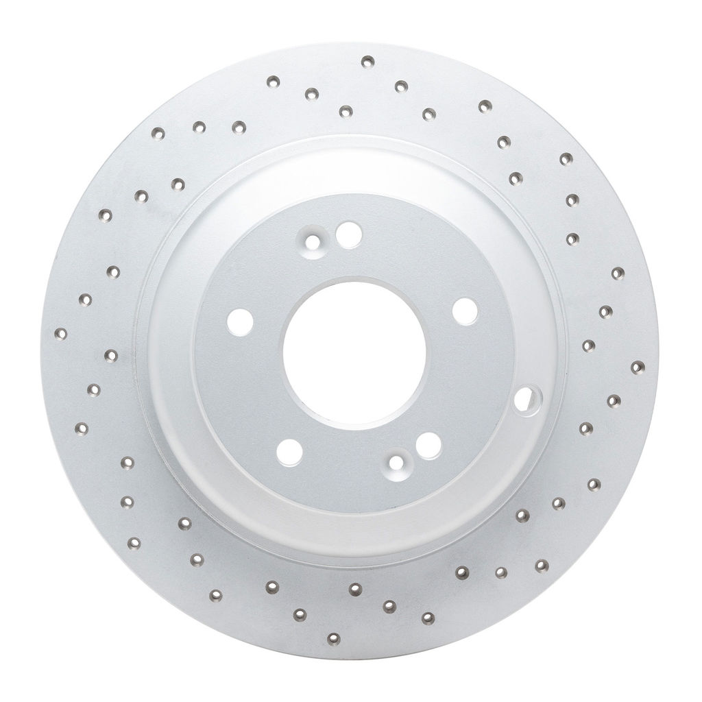 Dynamic Friction 820-03033R - Drilled Coated Carbon Alloy Brake Rotor