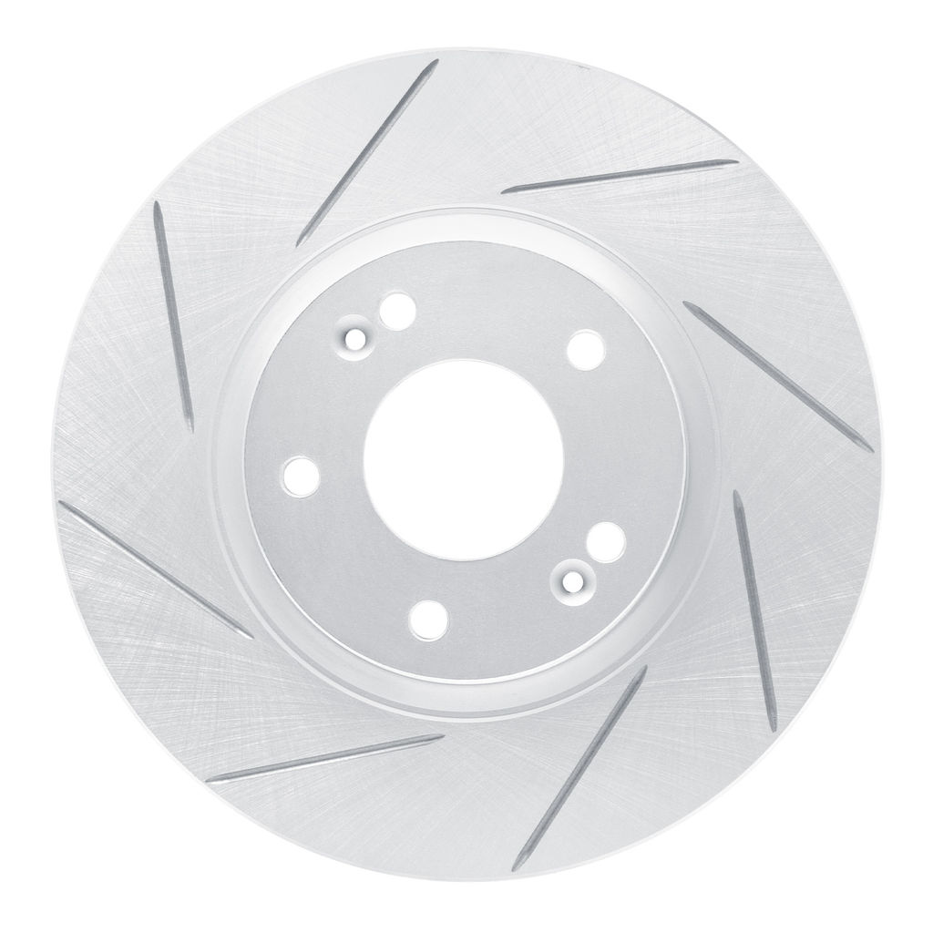 Dynamic Friction 810-03051L - Slotted Coated Carbon Alloy Brake Rotor