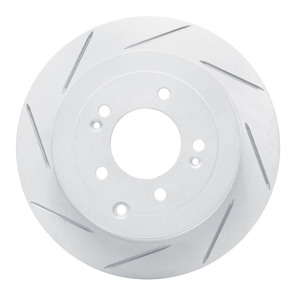 Dynamic Friction 810-03052L - Slotted Coated Carbon Alloy Brake Rotor