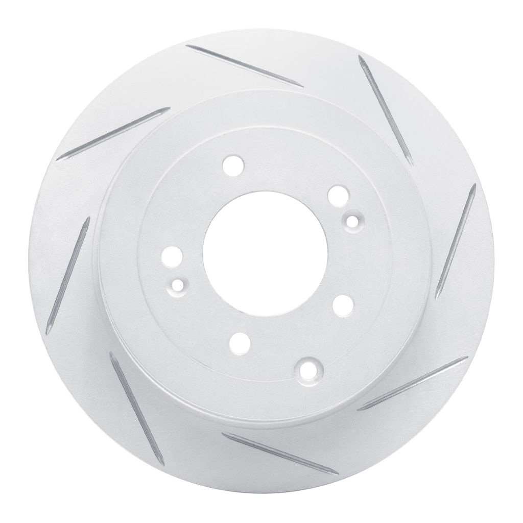 Dynamic Friction 810-03052R - Slotted Coated Carbon Alloy Brake Rotor