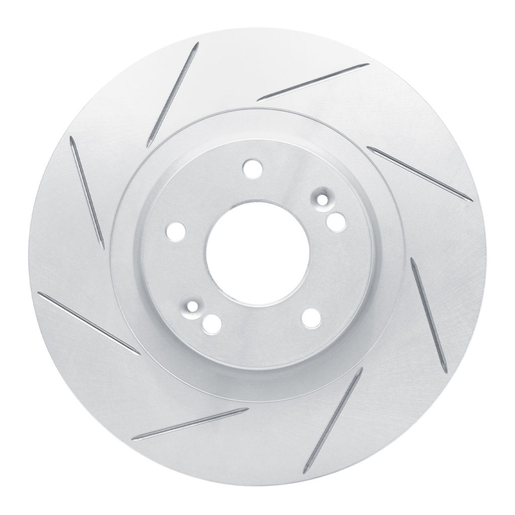 Dynamic Friction 810-03053L - Slotted Coated Carbon Alloy Brake Rotor