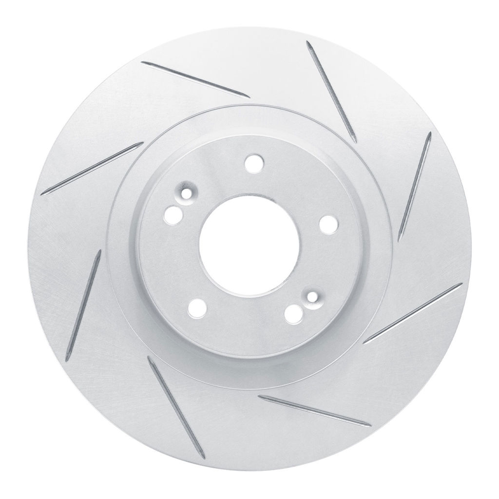 Dynamic Friction 810-03053R - Slotted Coated Carbon Alloy Brake Rotor