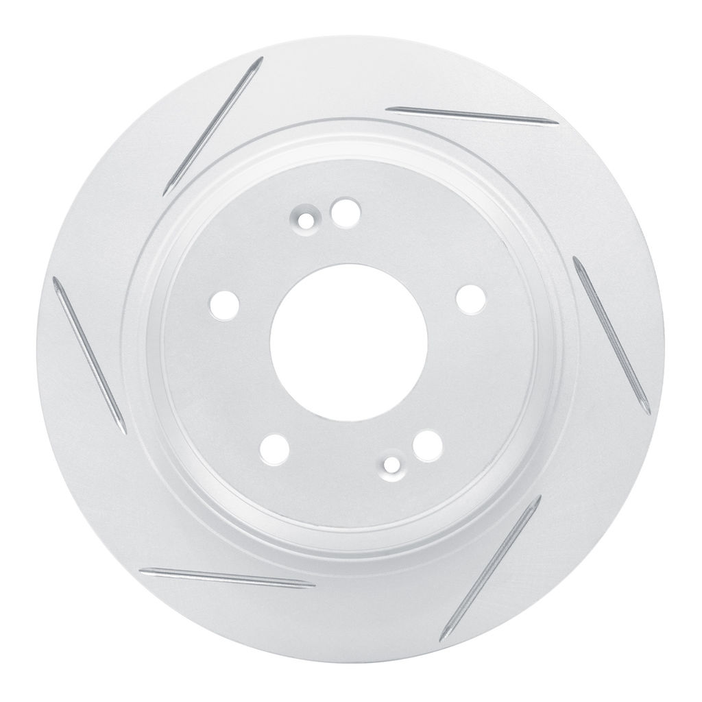 Dynamic Friction 810-03063L - Slotted Coated Carbon Alloy Brake Rotor