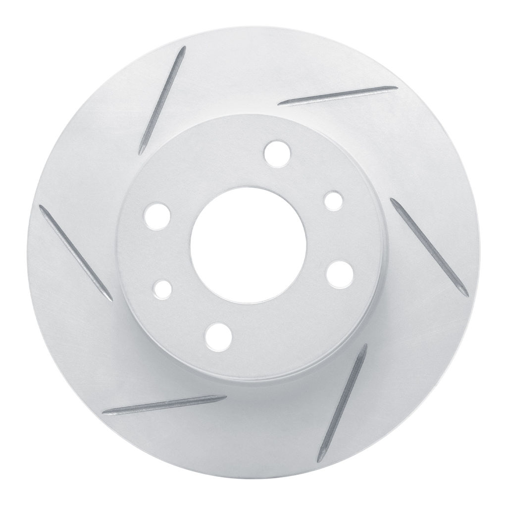 Dynamic Friction 810-07001L - Slotted Coated Carbon Alloy Brake Rotor