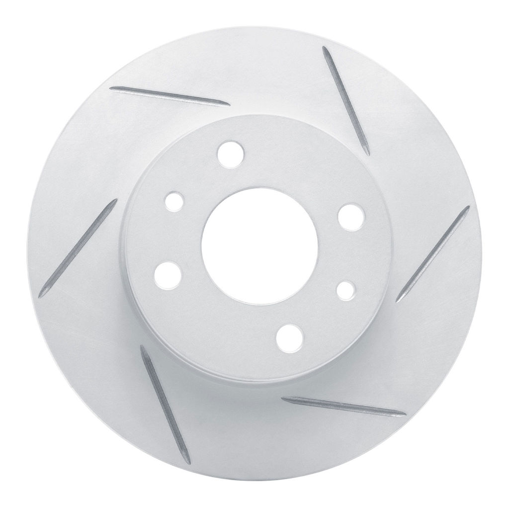 Dynamic Friction 810-07001R - Slotted Coated Carbon Alloy Brake Rotor