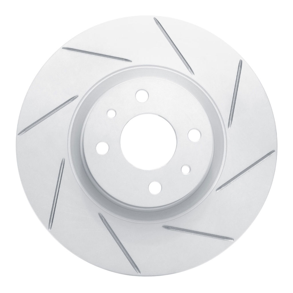 Dynamic Friction 810-07004R - Slotted Coated Carbon Alloy Brake Rotor