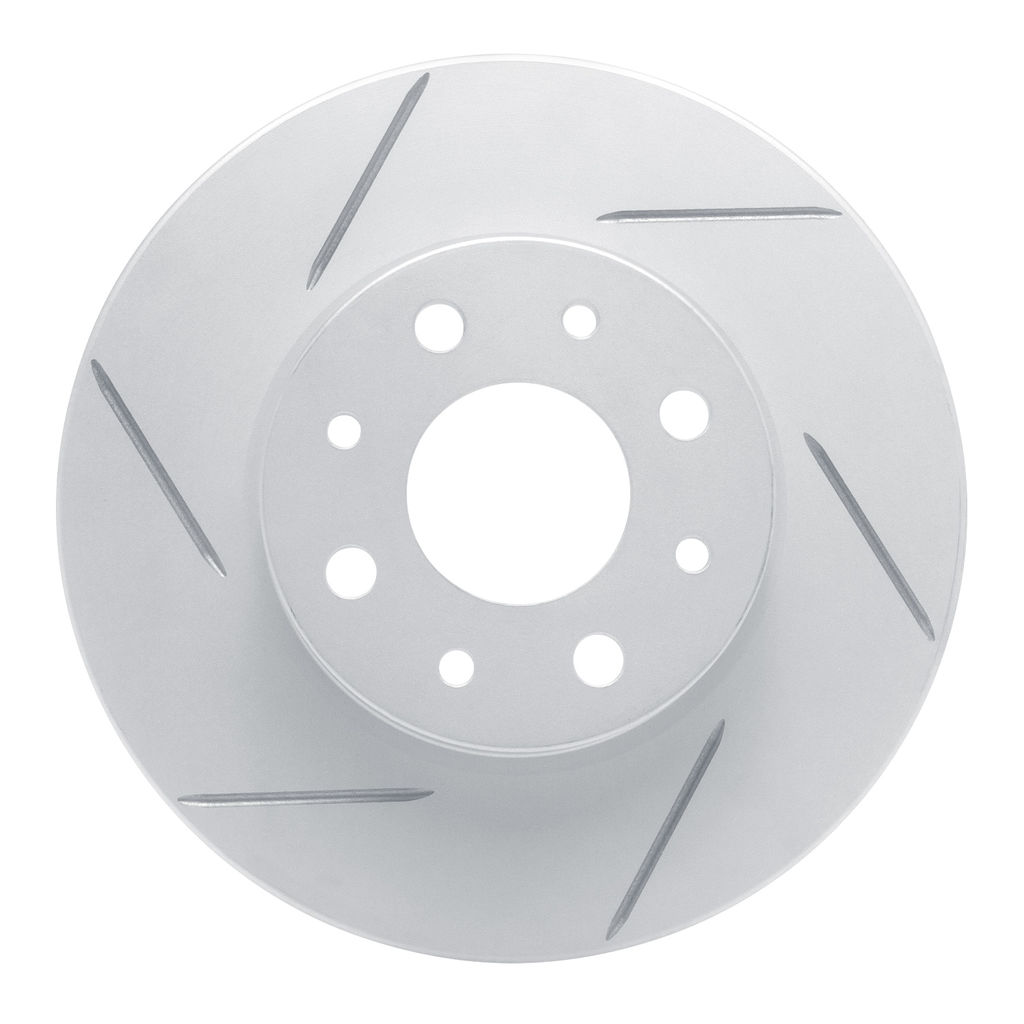 Dynamic Friction 810-07005L - Slotted Coated Carbon Alloy Brake Rotor