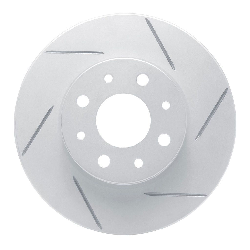 Dynamic Friction 810-07005R - Slotted Coated Carbon Alloy Brake Rotor