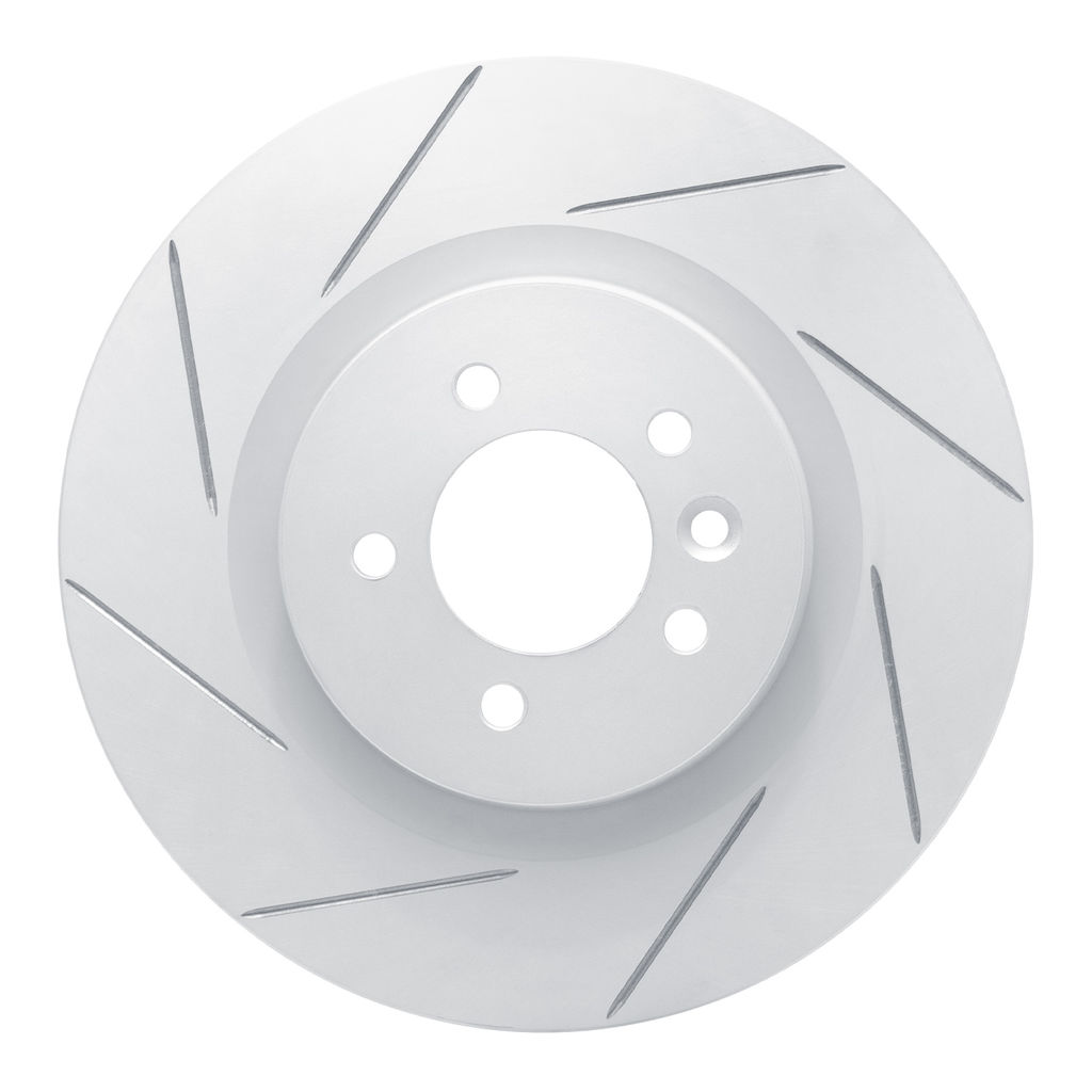 Dynamic Friction 810-11011L - Slotted Coated Carbon Alloy Brake Rotor