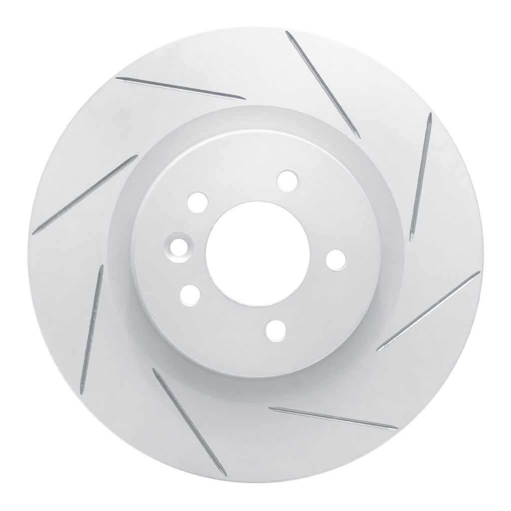 Dynamic Friction 810-11011R - Slotted Coated Carbon Alloy Brake Rotor