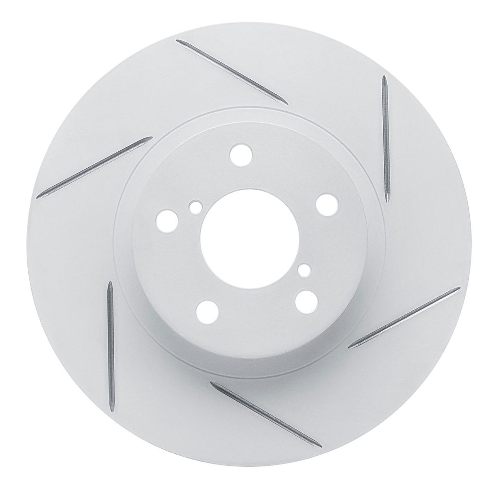 Dynamic Friction 810-13009R - Slotted Coated Carbon Alloy Brake Rotor
