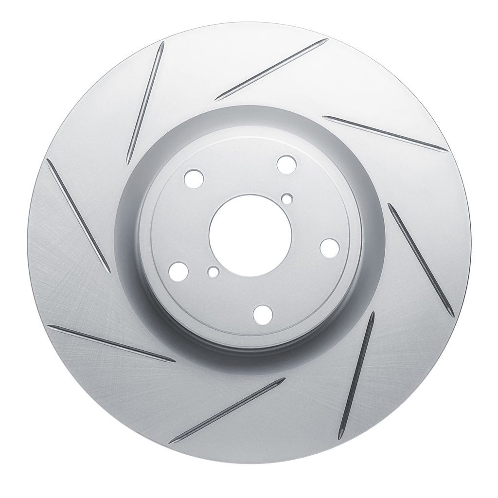 Dynamic Friction 810-13016L - Slotted Coated Carbon Alloy Brake Rotor